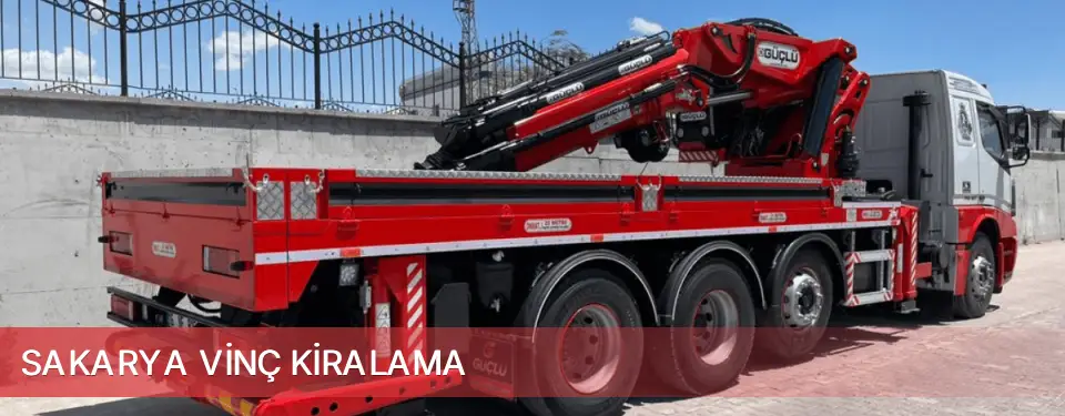 Sakarya İli Vinç Kiralama